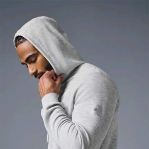 Men <b>Hoodie</b> Versatile Casual Slim Fit Cotton Fleece Pullover Stylish Streetwear Comfortable Warm Gym <b>Workout</b> Everyday <b>Hoodie</b> - Product Image 2