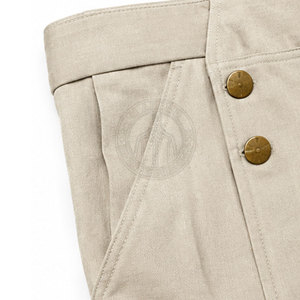 Pantalón de la Guerra Napoleónica Detallado, Estilo Histórico Clásico con Costuras Impecables y Cintura Estructurada - Product Image 5