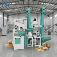 Machine industrielle combinée pour le traitement du riz, ligne complète de traitement du paddy avec une efficacité de mouture élevée et un faible taux de riz cassé