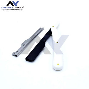 Rasoir droit professionnel à lame unique en acier inoxydable pour hommes, coupe précise du visage pour salon de barbier, rasage de la gorge - Product Image 3