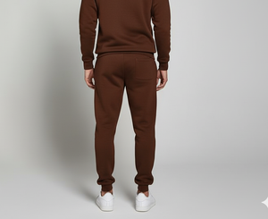 Survêtement lourd unisexe | Tenue d'hiver de qualité supérieure | Sweat à capuche solide personnalisable et joggers 100% coton respirant - Product Image 6