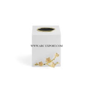 กล่องใส่กระดาษทิชชู่ตกแต่งโต๊ะทำจากโลหะทำมือขายดี - Product Image 6