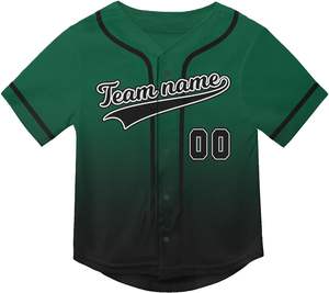 Camiseta a rayas para jóvenes hecha a medida, camiseta transpirable para niños, ropa deportiva de sarga, uniforme, camisetas de bateo para ropa de béisbol - Product Image 1