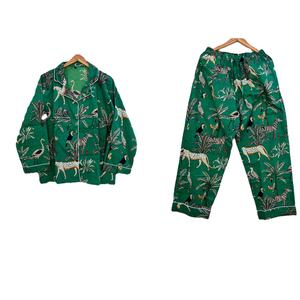 Conjunto de pijama para mujer, ropa de dormir de algodón suave, traje de noche indio, novedad - Product Image 1