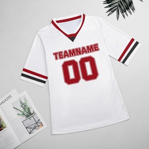เสื้อฟุตบอลสีขาวแดงพรีเมียม เนื้อผ้าระบายอากาศ แห้งเร็ว ประสิทธิภาพสูง รับผลิตชุดทีมตามสั่ง สีและขนาดตามต้องการ ผู้ผลิต OEM ODM - Product Image 3