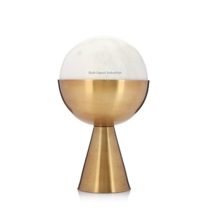 Luxury Arabic Oud <b>burner</b> Incense Bakhoor Charcoal <b>Burner</b> New Aged Brass & Marble Top Censer <b>burner</b> Matte Gold - Product Image 1