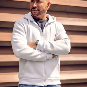 Custom New <b>Man</b> Cotton Sport Long Sleeve Sweatshirts <b>Zip</b> <b>up</b> Round Neck Zipper Hoodies - Product Image 4