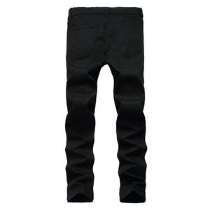 Pantalones Vaqueros de Mezclilla de Alta Calidad para Hombre, Diseño Roto Personalizado, Transpirables - Product Image 2