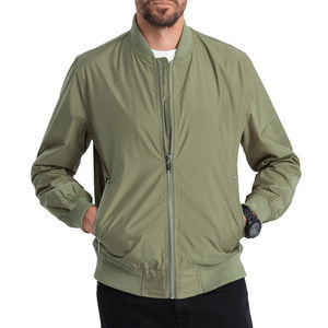 Veste bomber d'hiver élégante avec logo personnalisé, coupe-vent, écologique, grande taille, en toile, pour homme, vêtements de rue en plein air - Product Image 1