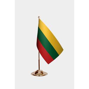 Drapeaux de bureau de Lituanie personnalisés 3x5 pieds en nylon, polyester, vinyle, drapeaux de jardin, de voiture et fanions avec graphiques imprimés numériquement - Product Image 2