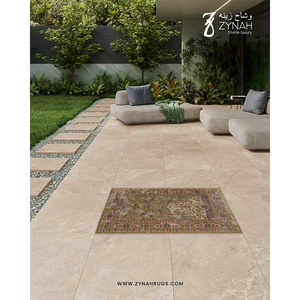 Zynah Rugs Radiant Rays Viscose <b>Prayer</b> <b>Mat</b> Square Modern Persian rug for <b>prayer</b> - Product Image 4