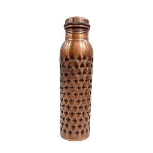 Botella de Agua de Cobre Puro de Diseño Clásico con Opción de Grabado, Personalizable, Duradera y Saludable para Beber - Product Image 3