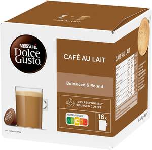Dolce Gusto Café au Lait Arabica 96 Capsules de café Mousse de lait crémeuse Boîte de 6 paquets (6x16 capsules) - Product Image 4