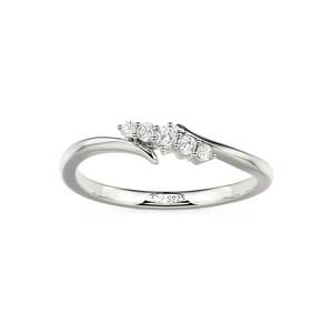 แหวนแต่งงานผู้หญิง Jeulia Custom Bypass ทำจากทอง 10K 14K 18K หรือแพลตตินัม - Product Image 3