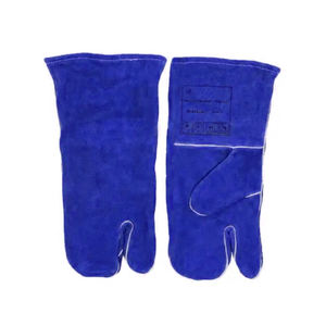 ถุงมือเชื่อมหนังสำหรับผู้ชายถุงมือหนังวัวเพื่อความปลอดภัยสำหรับป้องกันมือ - Product Image 3