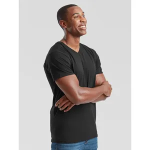 เสื้อยืดคอวีแบบดั้งเดิม สินค้าสั่งทำพิเศษเพื่อการส่งเสริมการขาย - Product Image 5