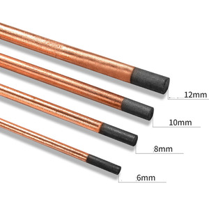 6/8/10/12*355mm di scriccatura ad arco d'aria barre di carbonio rivestite in rame a punta di scriccatura dell'asta dell'elettrodo di carbonio - Product Image 6
