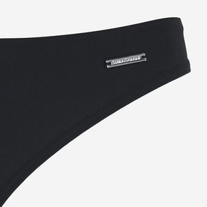 Conjunto de Bikini Sexy al por Mayor, Traje de Baño Negro para Playa, Verano, Piscina, Resort, Vacaciones, Secado Rápido, Elástico, Ecológico, Estampado - Product Image 5