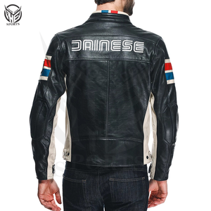 Chaqueta de Motociclista de Cuero Personalizada, Resistente al Viento, Talla Grande, Estilo Safari para Adolescentes - Product Image 3
