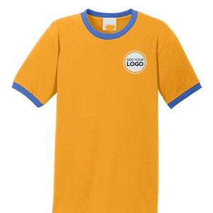 Camiseta Ringer de contraste para hombre, camisetas deportivas Ringer de dos tonos de manga corta - Product Image 1