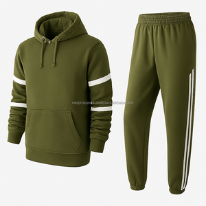 Conjunto Deportivo Unisex de Moda, Talla Grande, Sudadera con Capucha Extra Grande, Pantalones Jogger, Ropa Deportiva Informal, Traje Atlético con Pedrería 2 en 1 - Product Image 3