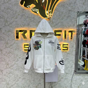 Préfet coupe sport édition la plus demandée sweat à capuche zippé bouffée imprimé fabriqué en usine sweats à capuche à bas prix hommes sweats à capuche - Product Image 4