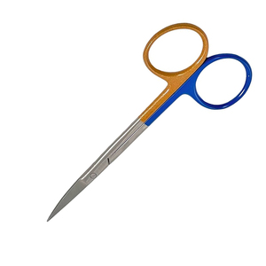 Ciseaux à iris chirurgicaux à lame incurvée professionnelle Finition terne Ciseaux à iris chirurgicaux allemands en acier inoxydable - Product Image 4