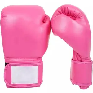 Sac de gants de boxe PU avec logo personnalisé Gants de coup de pied de Muay Thai Punching MMA Training taekwondo Lace