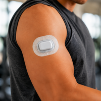 Protège-sensor CGM en film PU léger découpé sur mesure, coque de protection transparente OEM pour capteur CGM sportif