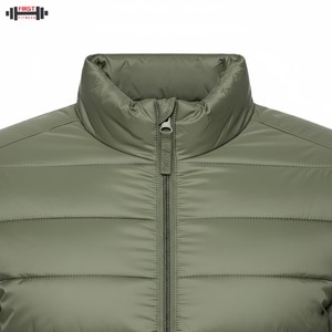 Factory Price Comfortable <b>Canvas</b> Puffer <b>Jacket</b> Men 2025 Autumn Collection Casual Breathable - Product Image 5