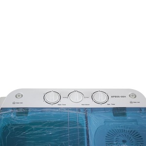 Lavadora semiautomática portátil de doble tina de 10 kg con secadora para uso doméstico y hotelero - Product Image 4
