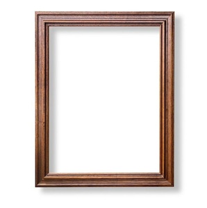 Cadre photo classique en bois artisanal avec incrustation en laiton, décoration de luxe écologique et sous-verre en noyer - Product Image 5