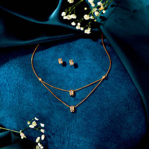 Collar de Moda Orelis Duo en Oro Amarillo para Mujer - Product Image 1