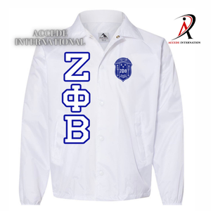 Chaqueta con cremallera para mujer Zeta Phi Beta parches último diseño Casual organización Hermandad lentejuelas ZPB chaqueta Bomber abrigos con cremallera - Product Image 5