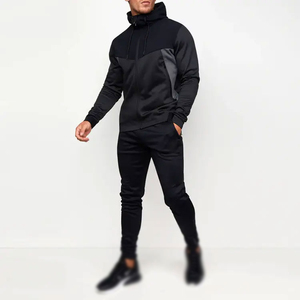 Vente en gros de survêtements pour hommes avec logo personnalisé survêtements de jogging survêtements en polaire technique pour hommes ensemble 2 pièces à capuche streetwear - Product Image 1