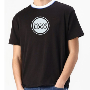 Camisetas Ringer de Algodón de Bambú Puro al por Mayor, Sensación Suave de Lujo, Estilo Urbano, Servicio DDP Gratuito - Product Image 1