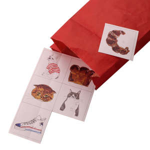 Etiquetas de embalaje de panadería personalizadas en papel mate pegatinas de corte de beso para bolsas de galletas y cajas de cupcakes - Product Image 2