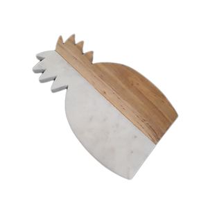 Tabla de cortar de madera y mármol con agujero colgante Cocina Queso Servir Charcutería Tabla de cortar Bloques de cortar - Product Image 4