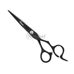Rasoir professionnel ciseaux à cheveux pointus qualité supérieure finition noire ciseaux de coiffure marque privée - Product Image 1