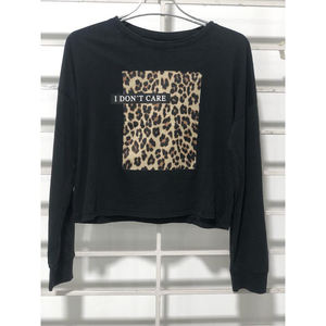 เสื้อยืดผ้าฝ้ายฟอกสีสไตล์โอเวอร์ไซส์สำหรับผู้หญิงเสื้อยืดแขนยาวพิมพ์ลายสำหรับผู้หญิง230 GSM ลำลองกำหนดได้เอง100% - Product Image 2