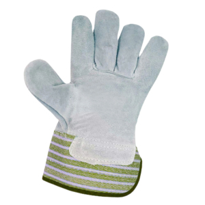 ถุงมือหนังวัวแยกระดับพรีเมียมถุงมือทำงานที่ป้องกันแขนมืออุปกรณ์ป้องกันส่วนบุคคลทำงานเพื่อความปลอดภัย - Product Image 4