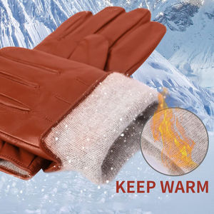 El Mejor Producto, guantes de moda de cuero de último diseño, guantes de moda de cuero de tacto ultrasuave transpirables de alta costura para hombres - Product Image 3