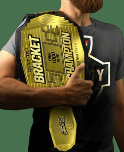 Ceinture de champion personnalisable robuste et durable 2026 pour le jeu et le sport - Product Image 2
