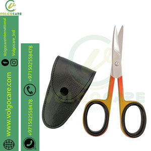 Tijeras para uñas de calidad superior, tijeras curvas para cejas para uñas, cutículas, pestañas, vello nasal, bigote y oso - Product Image 2