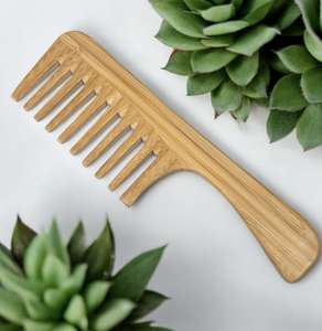 Hotel Pequeño bolsillo portátil hecho a mano WoodenMassage cuero cabelludo madera melocotón madera peine - Product Image 2