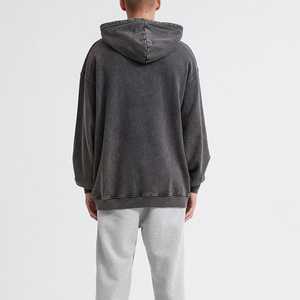 Sudadera con Capucha Deportiva Informal para Hombre, Sudadera con Capucha Holgada de 430 g, Sudadera de Forro Polar Personalizada, Sudadera Gruesa 100% Algodón para Hombre - Product Image 4