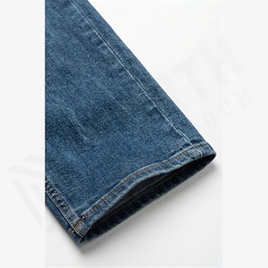Jeans pour hommes, pantalon en denim extensible, couleur personnalisée, lavage, vêtements amples, fabricant de pantalons personnalisés, streetwear durable, vente en gros - Product Image 6