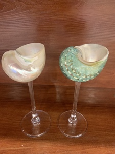 Vietnamese Seashell Wine <b>Glass</b> <b>Goblet</b> Unique Ocean Inspired Natural Shell Craft for Restaurants and Resort Decoration - Product Image 4