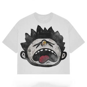 100% Cotton Crew Neck Baggy Tee Oversized Boxy Slim Fit Design Full <b>Screen</b> Printing Short Heavyweight Cropped Casual Short - Product Image 3