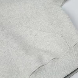 Hoodie court personnalisé 100% coton, coupe ample, épais, essentiel pour l'hiver, pour femme, en tricot molletonné lourd, avec badge, OEM - Product Image 5